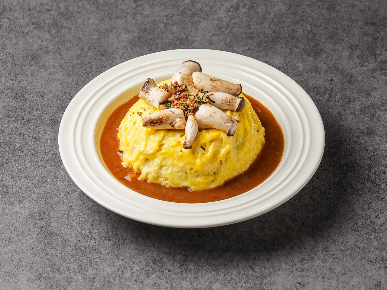 트위스트에그 새송이 일식카레 오믈렛